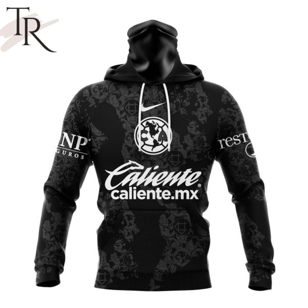 LIGA MX Club America Personalized 2024-2025 Black Design Kits Hoodie