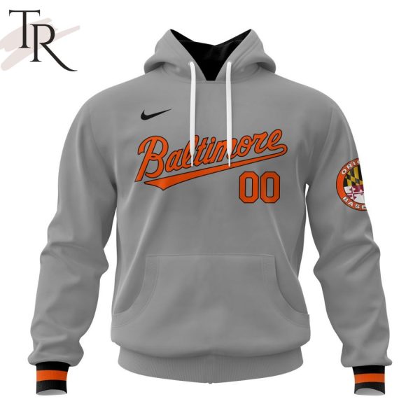 MLB Baltimore Orioles Personalized 2024 Road Kits Hoodie