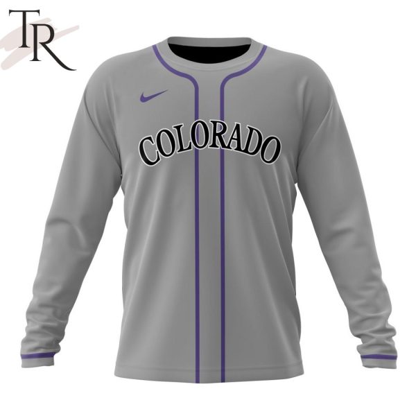 MLB Colorado Rockies Personalized 2024 Road Kits Hoodie