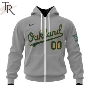 MLB Oakland Athletics Personalized 2024 Road Kits Hoodie