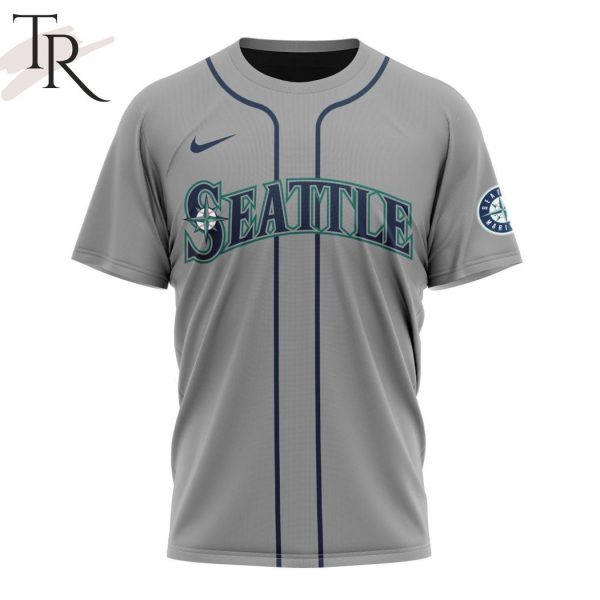 MLB Seattle Mariners Personalized 2024 Road Kits Hoodie
