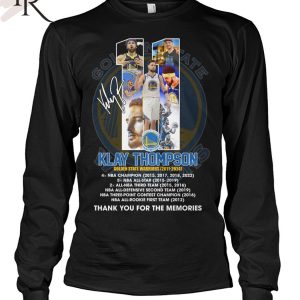 Golden State Warriors 11 Klay Thomson 2011-2024 Thank You For The Memories T-Shirt