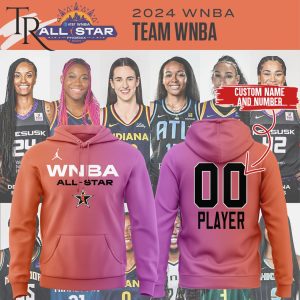 Personalized WNBA All Star 2024 Hoodie – Black