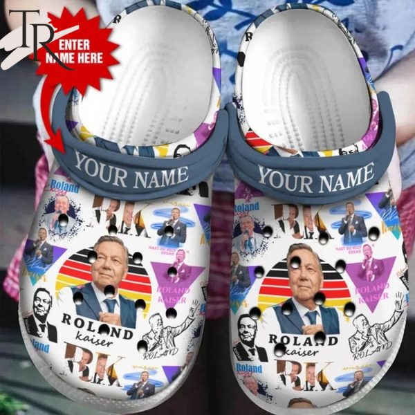 Custom Name Roland Kaiser Crocs