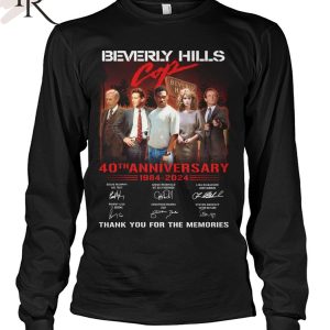 Beverly Hills Cop 40th Anniversary 1984-2024 Thank You For The Memories T-Shirt