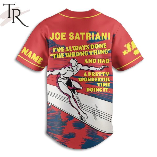 Joe Satriani Custom Baseball Jersey