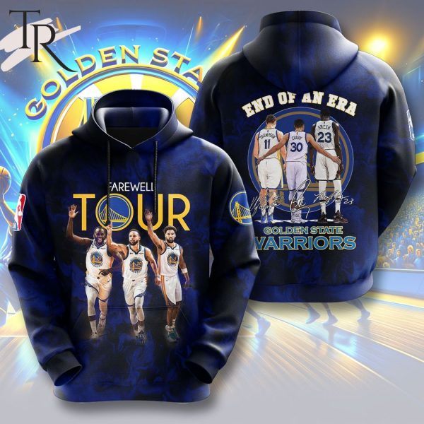 Golden State Warriors Farewell Tour End Of An Era Hoodie