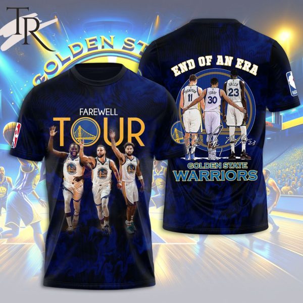 Golden State Warriors Farewell Tour End Of An Era Hoodie