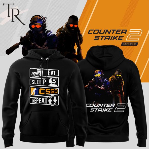 Counter-Strike 2 Eat, Sleep, CSGO, Repeat Hoodie