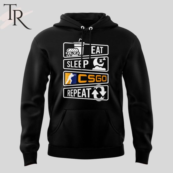 Counter-Strike 2 Eat, Sleep, CSGO, Repeat Hoodie