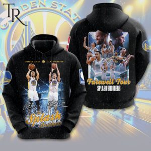 Stephen Curry & Klay Thompson The Splash Brothers Farewell Tour Hoodie