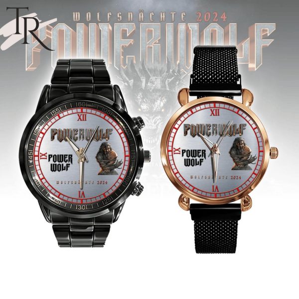 Powerwolf Wolfnacht 2024 Stainless Steel Watch