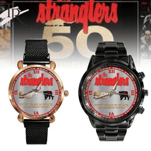 The Stranglers Fifty Years In Black The Anniversary Tour 2024 Stainless Steel Watch