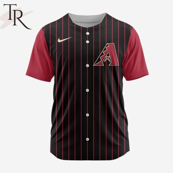 MLB Arizona Diamondbacks Personalized Reverse Retro Concept Design Baseball Jersey