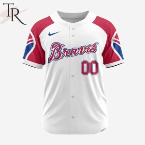 MLB Atlanta Braves Personalized Reverse Retro Concept Design Baseball Jersey