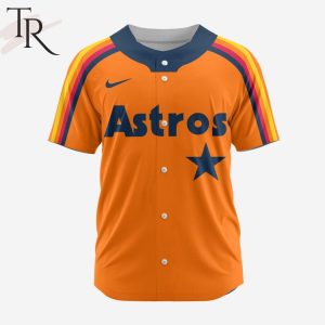 MLB Houston Astros Personalized Reverse Retro Concept Design Baseball Jersey