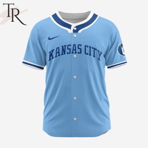MLB Kansas City Royals Personalized Reverse Retro Concept Design Baseball Jersey