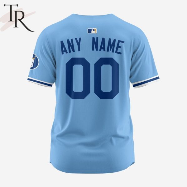 MLB Kansas City Royals Personalized Reverse Retro Concept Design Baseball Jersey