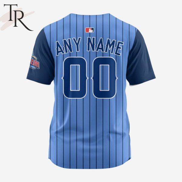 MLB Los Angeles Angels Personalized Reverse Retro Concept Design Baseball Jersey