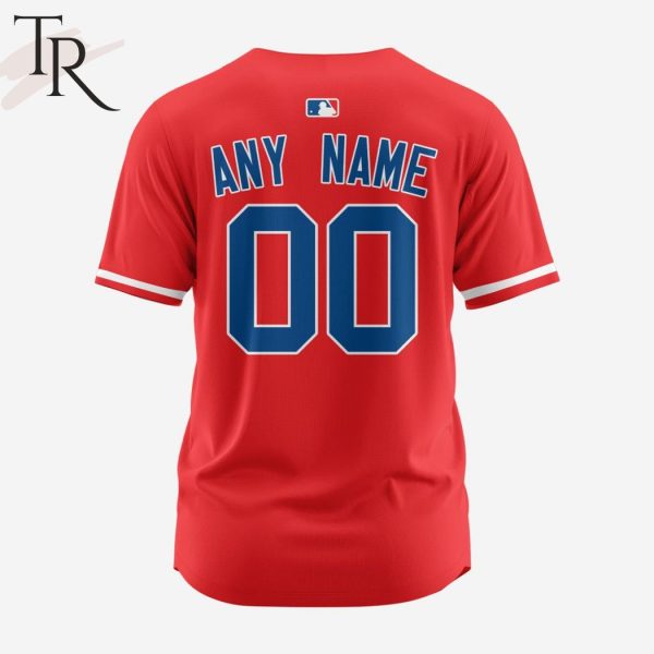 MLB Los Angeles Dodgers Personalized Reverse Retro Concept Design Baseball Jersey