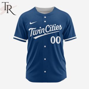 MLB Minnesota Twins Personalized Reverse Retro Concept Design Baseball Jersey