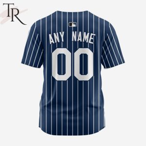 MLB New York Yankees Personalized Reverse Retro Concept Design Baseball Jersey