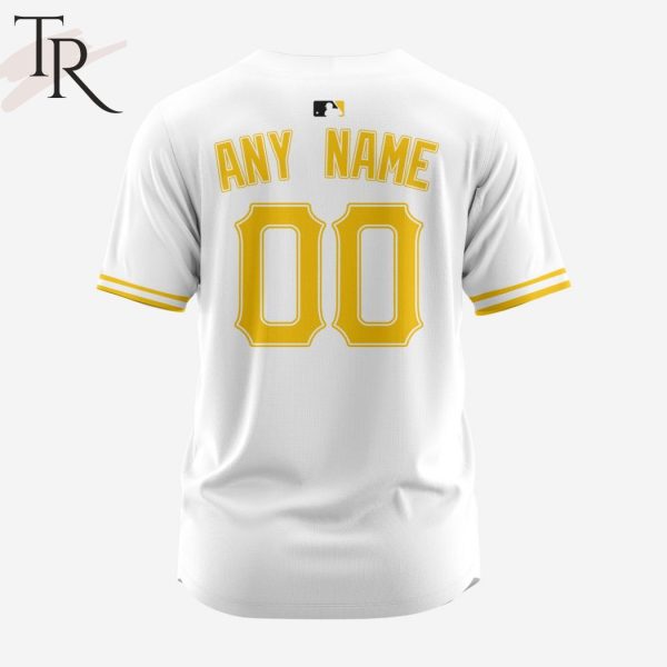 MLB Pittsburgh Pirates Personalized Reverse Retro Concept Design Baseball Jersey