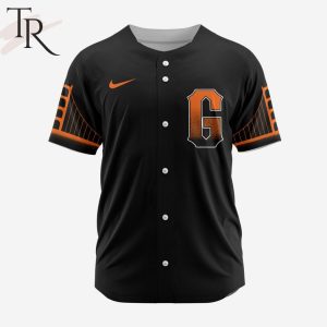 MLB San Francisco Giants Personalized Reverse Retro Concept Design Baseball Jersey