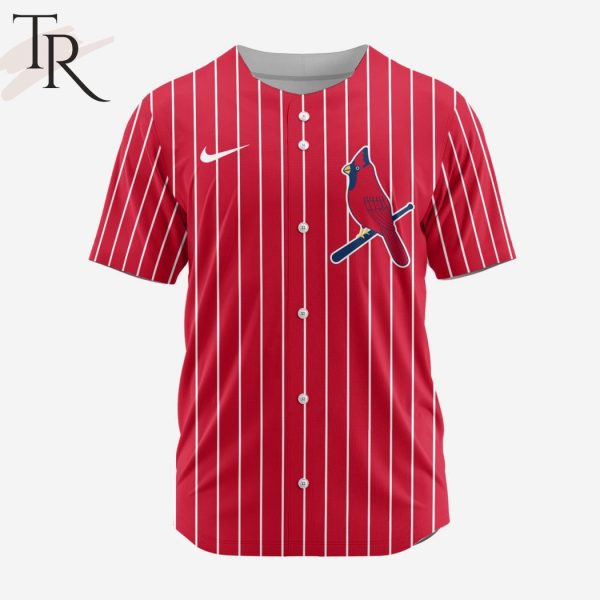 MLB St. Louis Cardinals Personalized Reverse Retro Concept Design Baseball Jersey