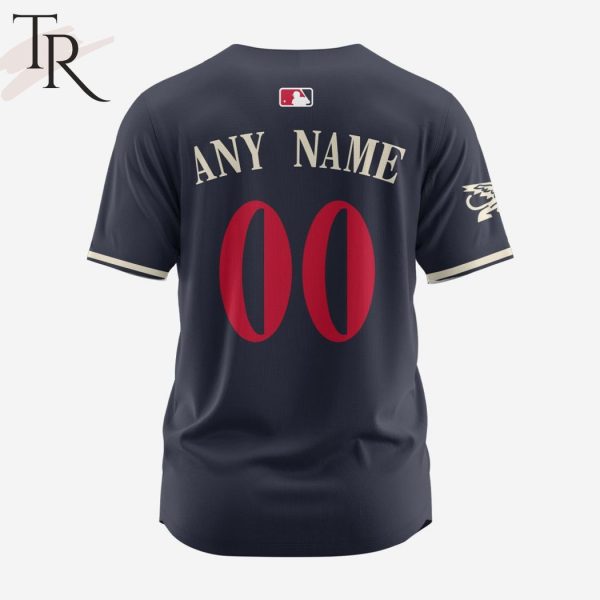 MLB Texas Rangers Personalized Reverse Retro Concept Design Baseball Jersey