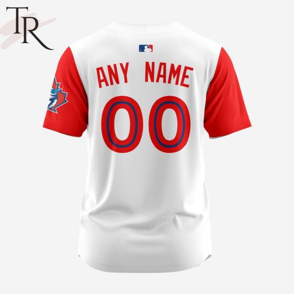 MLB Toronto Blue Jays Personalized Reverse Retro Concept Design Baseball Jersey