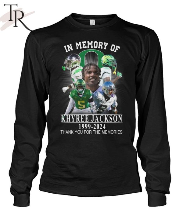 In Memory Of Khyree Jackson 1999-2024 Thank You For The Memories T-Shirt