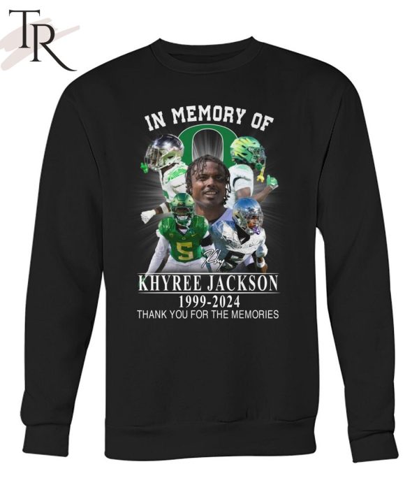 In Memory Of Khyree Jackson 1999-2024 Thank You For The Memories T-Shirt