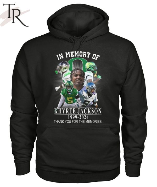 In Memory Of Khyree Jackson 1999-2024 Thank You For The Memories T-Shirt