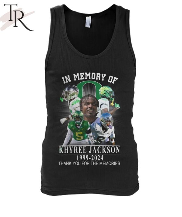 In Memory Of Khyree Jackson 1999-2024 Thank You For The Memories T-Shirt