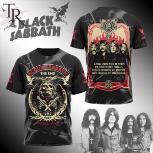 Black Sabbath The End World Tour Hoodie