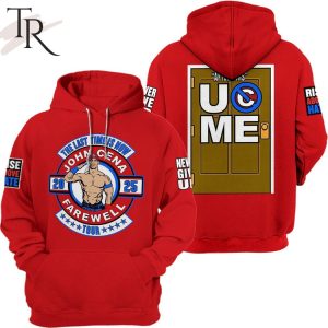 The Last Time Is Now John Cena 2025 Farewell Tour Hoodie, Cap – Red