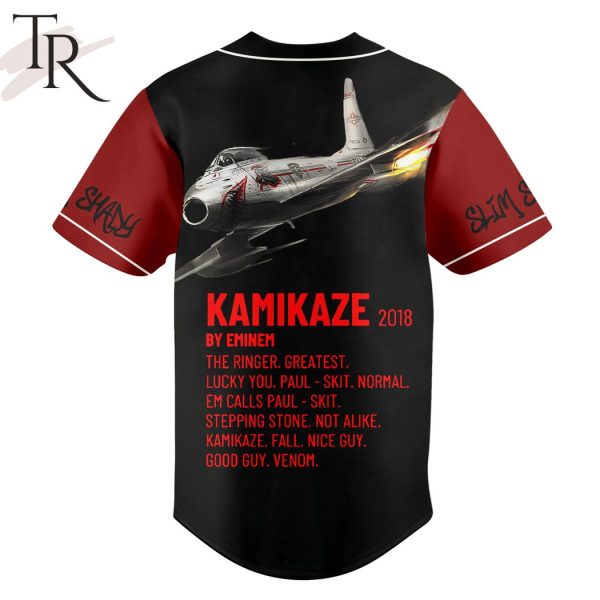 Eminem Kamikaze Baseball Jersey