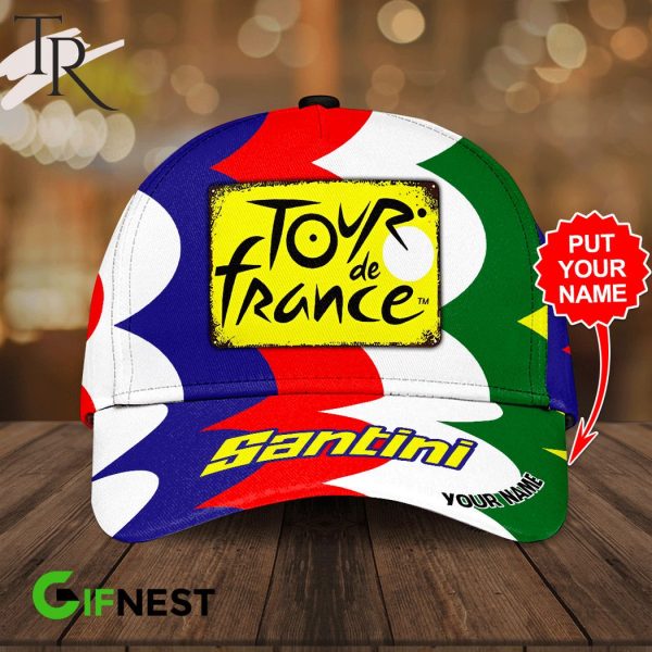 Custom Name Tour De France 2024 Santini Classic Cap