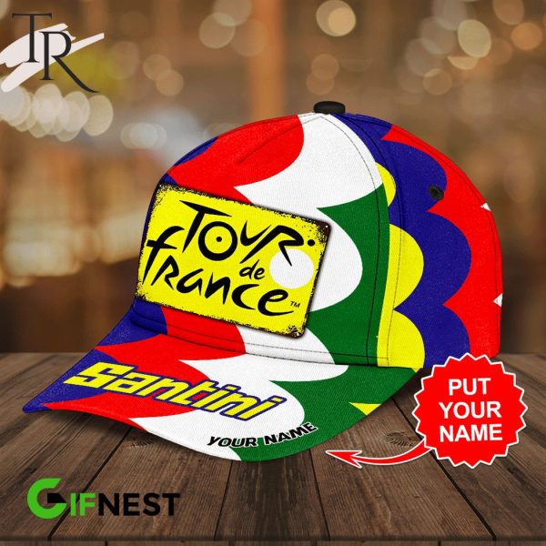 Custom Name Tour De France 2024 Santini Classic Cap