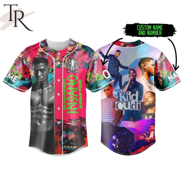 Kid Cudi Presents Insano World Tour Custom Baseball Jersey