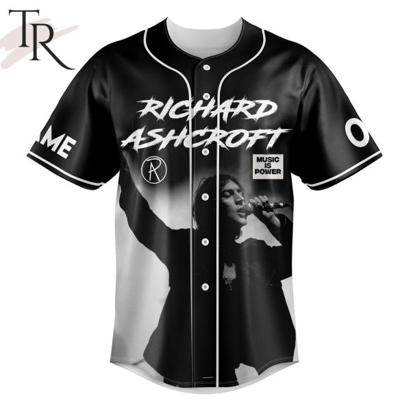 Richard Ashcroft The Homecoming Show At Robin Park Custom Baseball Jersey