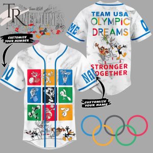 Olympic Paris 2024 Where Dreams Take Flight In The Spirit Of Unity Custom Baseball Jersey