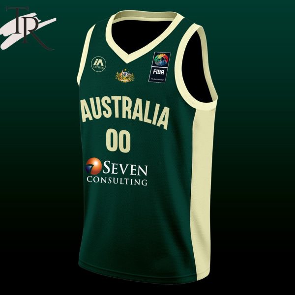 Australia Basketball 2024 Paris Olympics Jersey