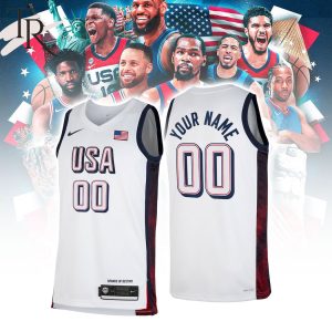 USA Basketball 2024 Swingman Custom White Jersey