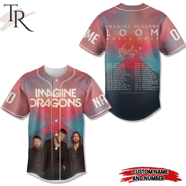 Imagine Dragons Loom World Tour Custom Baseball Jersey