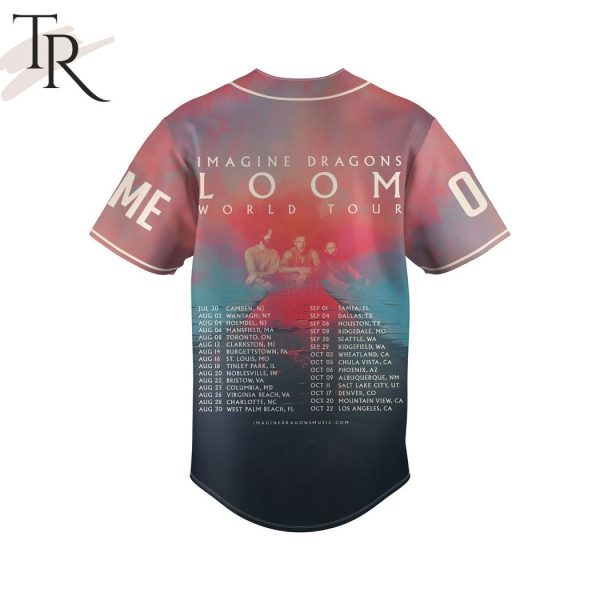 Imagine Dragons Loom World Tour Custom Baseball Jersey