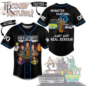 Scoobynatural Monster Hunting Just Got Real Serious Custom Baseball Jersey
