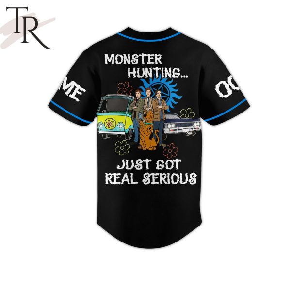 Scoobynatural Monster Hunting Just Got Real Serious Custom Baseball Jersey