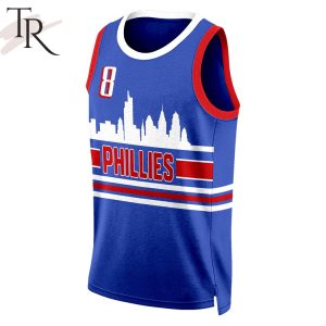 Philadelphia Phillies Nick Castellanos Custom Basketball Jersey